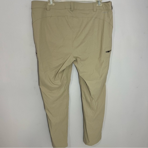 Eddie Bauer Tan Outdoor Pants First Ascent Hiking GORPcore Activewear Cargo - Picture 5 of 16